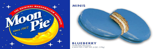 Moon Pie Mini STRAWBERRY Marshmallow Sandwich Cookies, 3 Boxes of 6 Individually Wrapped Treats, 6 Oz Each, Classic Graham Cracker and Marshmallow Filling