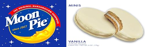 Mini Moon Pies – 72 Count (12 Boxes, 6 Each) Individually Wrapped – Bulk Snacks for Office, Staff, Clients, Meetings, Training, Events – Wholesale Treats Classroom School snacks